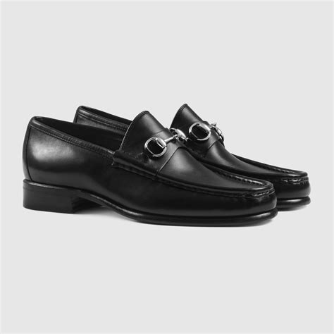 gucci loafers silver buckle